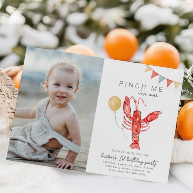 Crawfish Birthday Invitation | Crawfish Party (Créateur téléchargé)