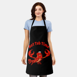 Crawfish Cartoon Design ajouter du texte, Tablier