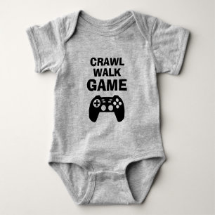 CRAWL WALK GAME amusant body pour bébé futur joueu