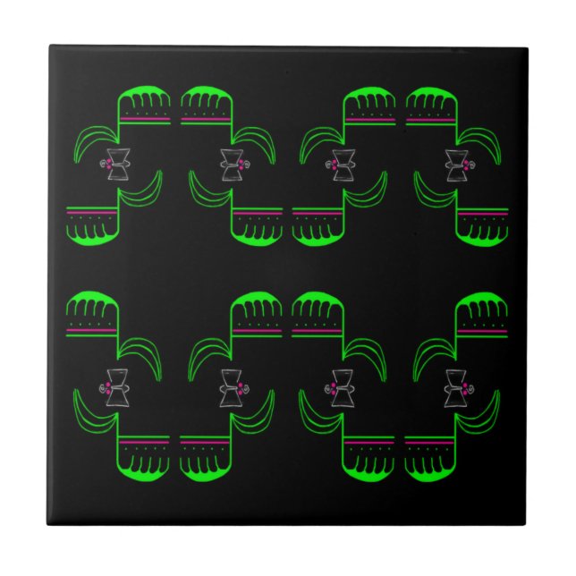 Cray Cray Venus Flytrap Carreaux en céramique (Devant)