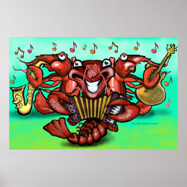Crayfish Band Poster (Devant)