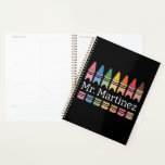 Crayon Personnalisé Nom de l'enseignant Mignon Dos<br><div class="desc">Crayon Personnalisé Nom de l'enseignant Mignon Retour à l'école</div>