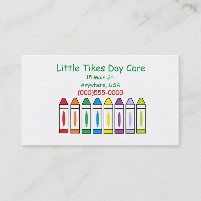 "Crayonne" des cartes de visite (Devant)