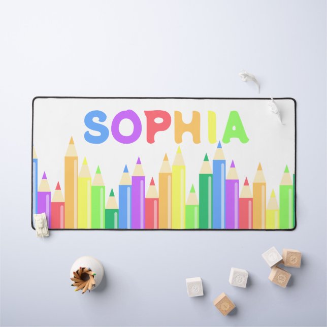 Crayons colorés (Tableau pour enfants)