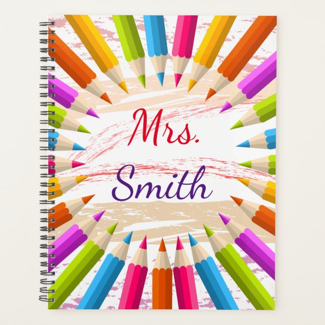 Crayons colorés Appréciation de l'enseignant (Devant)