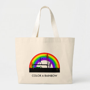 Crayons colorier un Sac fourre-tout arc-en-ciel