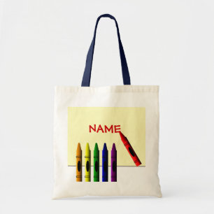 Crayons Couleur mon nom Enfants Sac fourre-tout