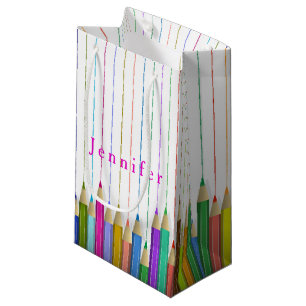 Crayons de couleur personnalisés Sac cadeau de ren