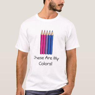 Crayons de fierté de bisexualité T-shirt