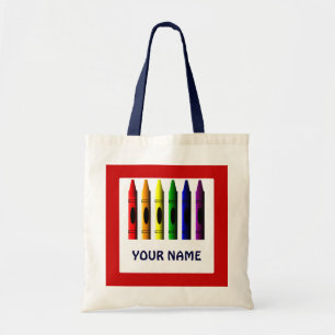Crayons Nom Modèle Crayon Sac fourre-tout rouge  r