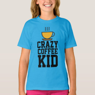 CRAZY CAFFEE KID, T-shirts Lover café enfants