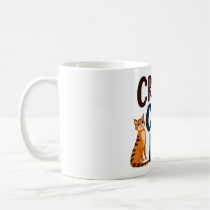 Crazy Cat Lady Mug - Cute Amoureux des chats Coffe