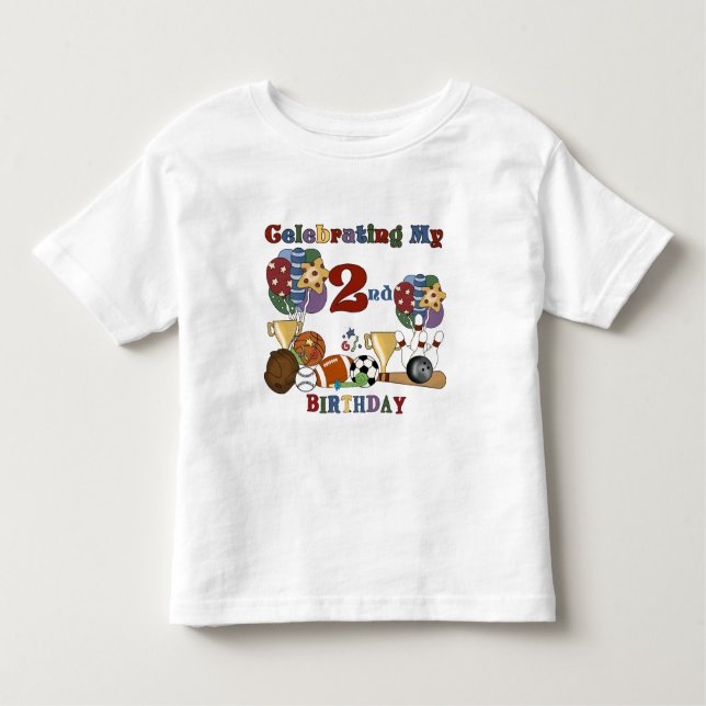 Crazy For Sports 2e Anniversaire T-shirts et cadea (Devant)