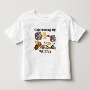 Crazy For Sports 4th Birthday T-shirts et cadeaux