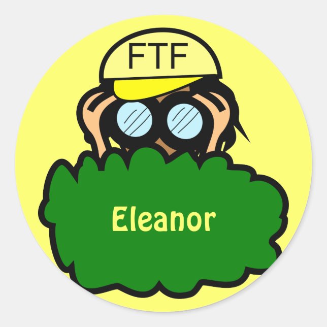 Crazy Geocacher Geocaching Swag Funny Stickers (Devant)