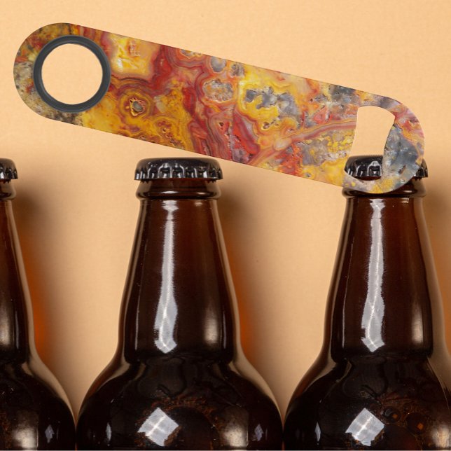 Crazy Lace Agate Motif (In Situ Beer Bottles)