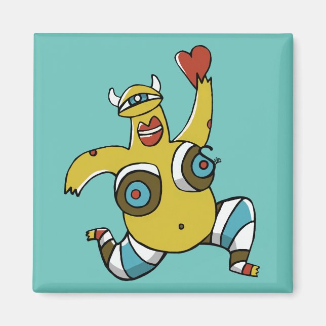 Crazy Love Magnet (Devant)