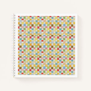 CRAZY QUILT 8,5x8,5 Carnet spiral