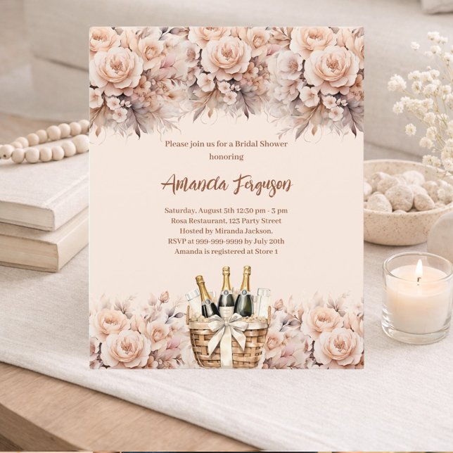 Cream beige rose bulle Fête des mariées invivante (Créateur téléchargé)