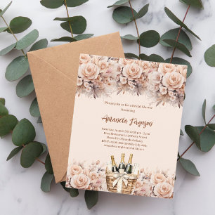 Cream beige rose bulle Fête des mariées invivante