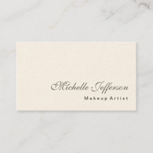 Cream Make up Artist Script Carte de visite Extrao