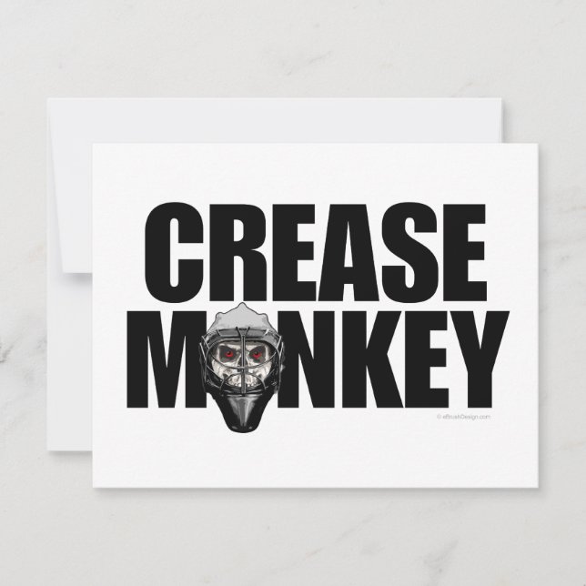 Crease Monkey (gardien de hockey) (Devant)