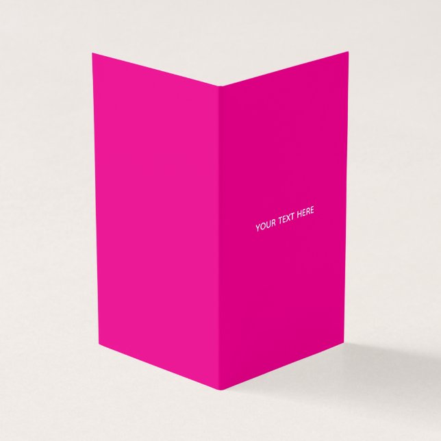 Creat Your Own Megenta Invitation Postcard (Extérieur)