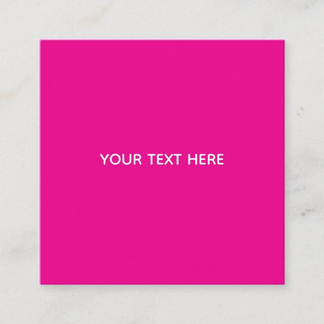 Creat Your Own Megenta Invitation Postcard (Devant)