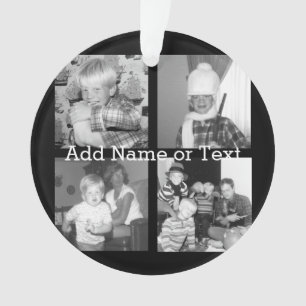 Create sur Instagram Collage with 4 photos - Black