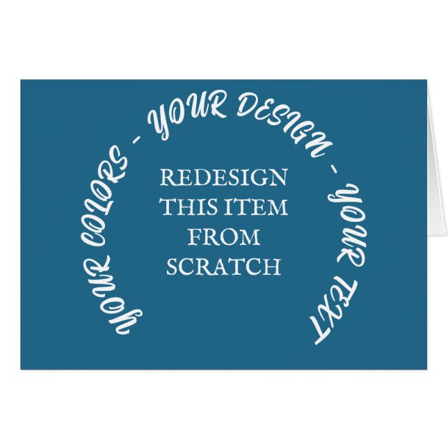 Create Your Own Card (Devant horizontal)