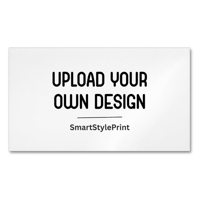 Create Your Own Custom Business Card Magnet (devant)