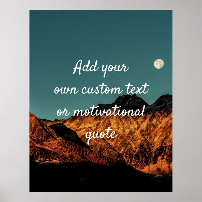 Create Your Own Custom Quote Poster - Grand Canyon (Devant)