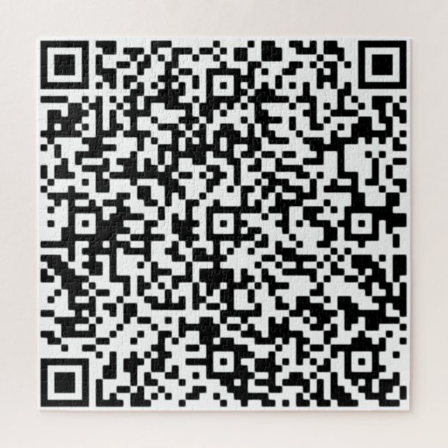 Create Your Own Design QR Code Puzzles Funny Gifts (Vertical)
