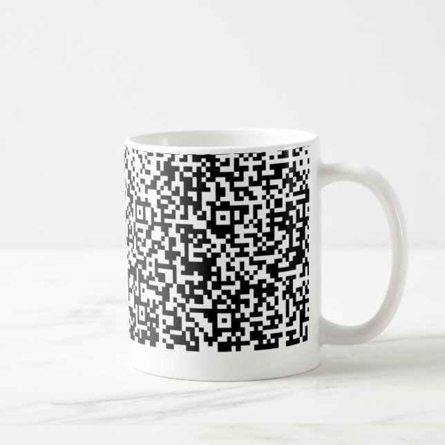 Create Your Own QR Code Funny Coffee Mug Gift (Droite)