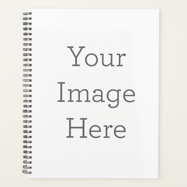 Standard (21,6 cm x 28 cm), Couverture souple Couverture, Noire Planificateur en spirale (Devant)