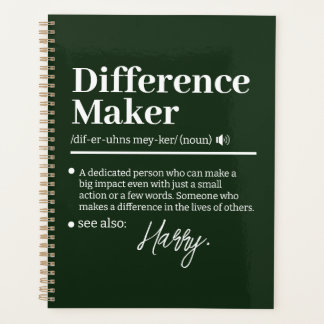 Créateur de différence personnalisé, cadeau d'appr