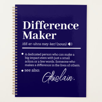 Créateur de différence personnalisé, cadeau d'appr