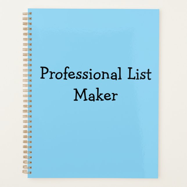 Créateur de listes professionnel (Devant)
