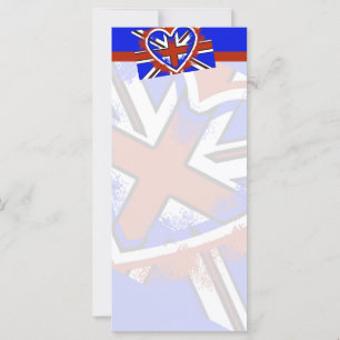 Création de coeur de drapeau britannique cool