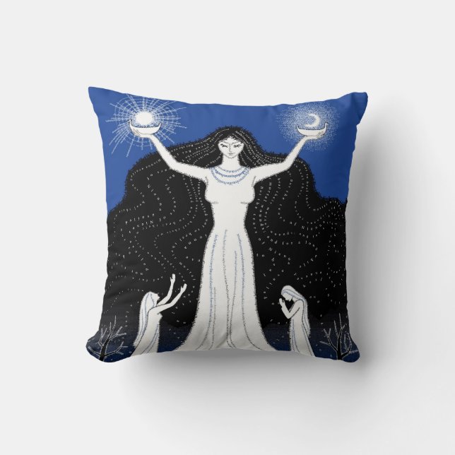 Création de coussin de Sun et de lune (Recto)