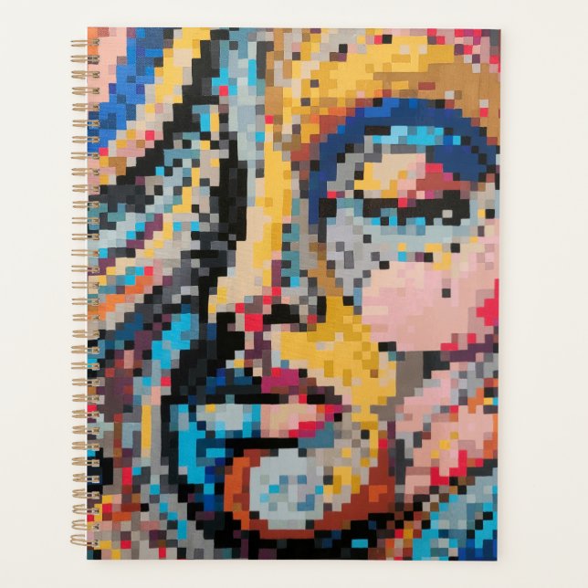 Création de pixels multicolores (Devant)