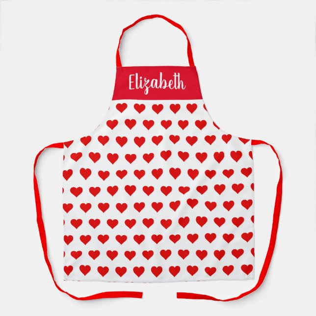 Créations de coeur : tablier d'impression tout-en- (Recto)