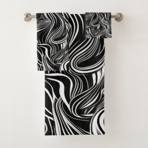 Creative Black and White Seamless Abstraction