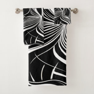 Creative Black and White Seamless Abstraction