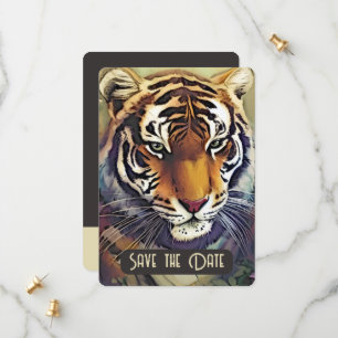 Creative Tiger Enregistrer La Date Invitation QR C