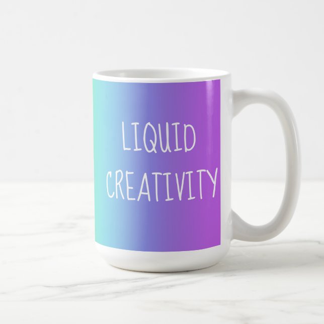 Créativité liquide Arc-en-ciel Gradient Mug (Droite)