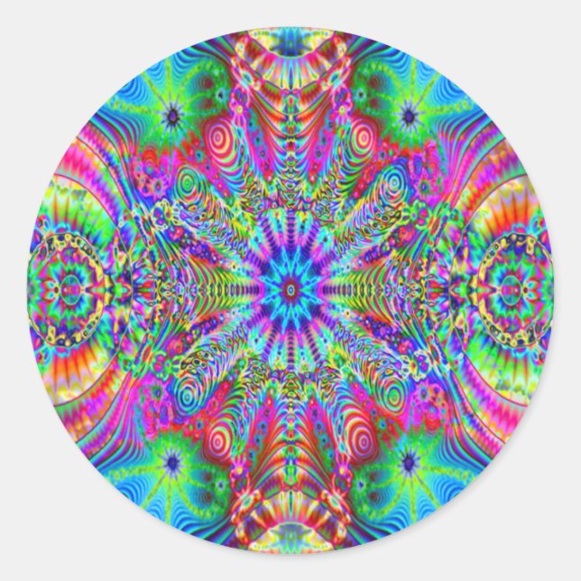 Creatrip cosmique - Sticker psychédélique (Devant)