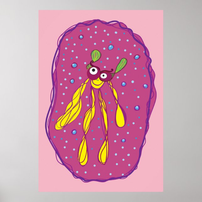 Créature rêveuse Poster pour chambre d'enfants (Devant)