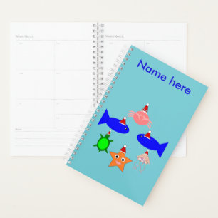 Créatures de la mer de Noël personnalisées