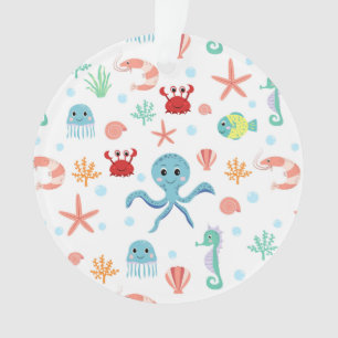 Créatures de mer sous-marines fantaisistes